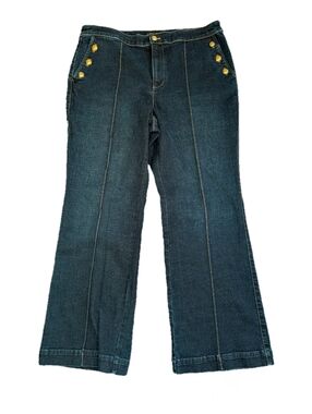 Talbots Sailor Flare Leg Jeans, Lillia wash, size 16P